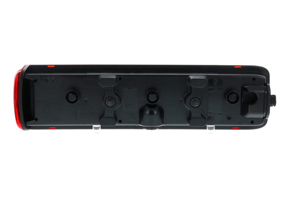 Feu arrière LED Droit, alarme, connecteur AMP 1.5 - 7 voies Latéral